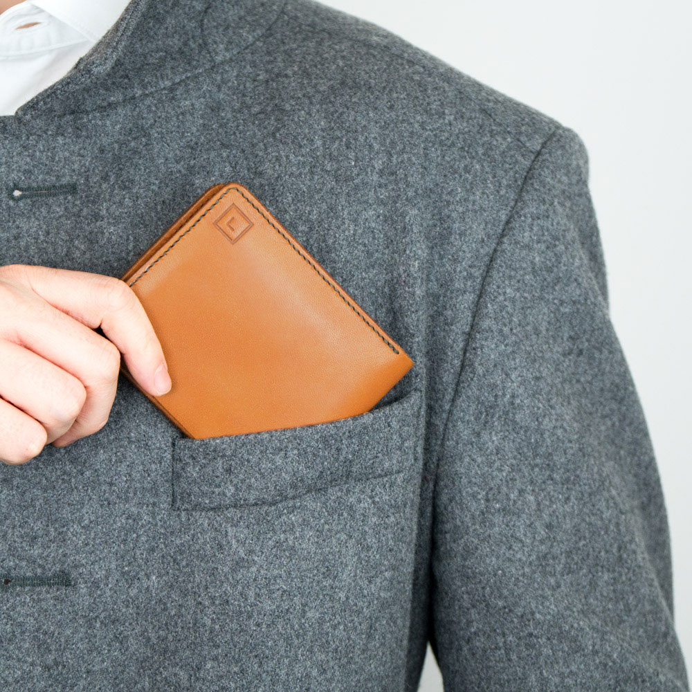 Herren Geldbeutel Cognac