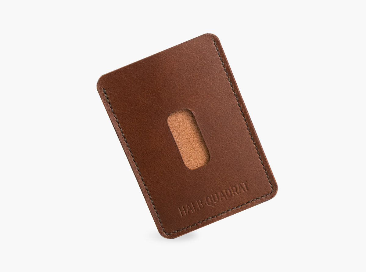 Visitenkartenetui aus Leder