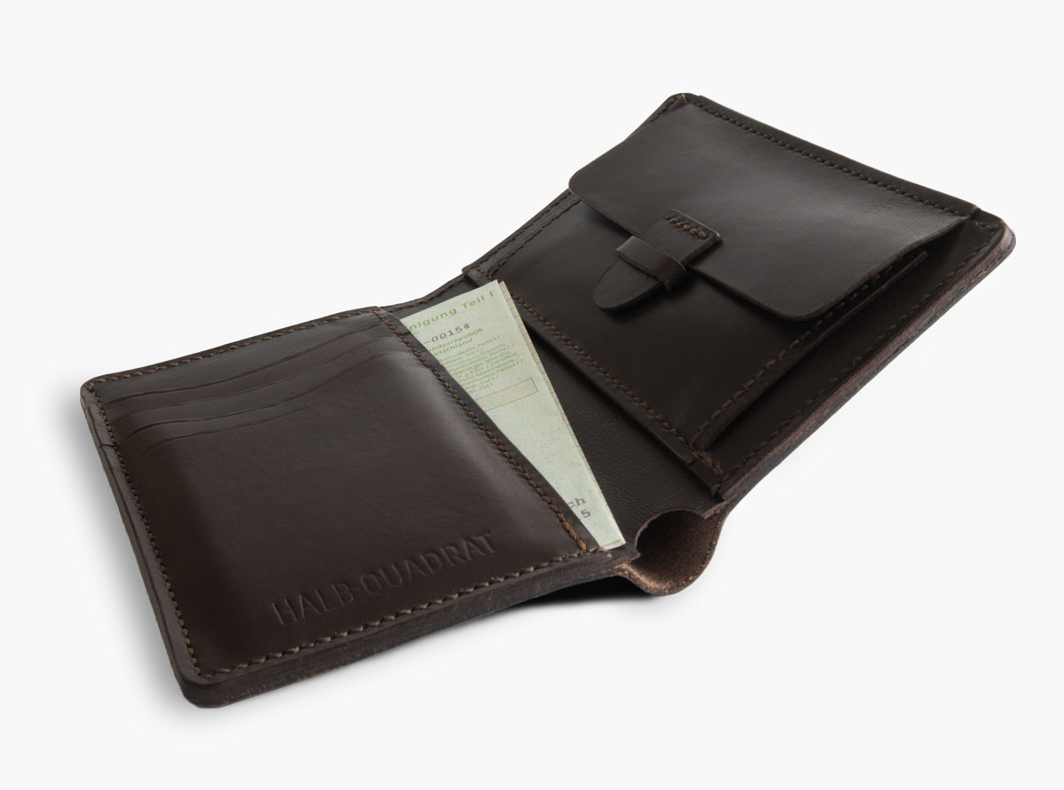 Großes selbst konfiguriertes Lederportemonnaie